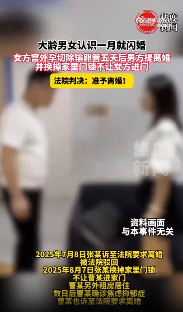 皇冠信用网占成代理_大龄男女认识一月闪婚皇冠信用网占成代理,妻子切除输卵管几天后丈夫提离婚