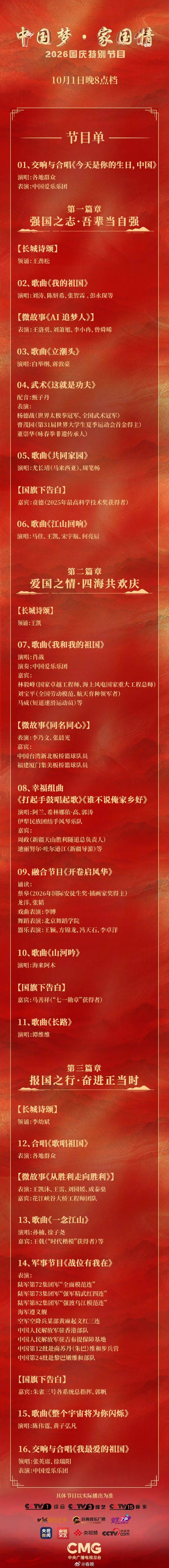 世界杯皇冠代理平台_肖战、刘涛、张智霖、王劲松、甄子丹、王凯、尤长靖、李乃文、陈伟霆、黄子弘凡……今晚晚会世界杯皇冠代理平台，节目单公布了